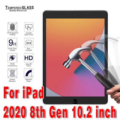 IPad 9 10,2 hüvelykes 2021 edzett üveg Apple Air 2 3/Air 5 4 10,9 Pro 11 10,5 9,7 Mini 5 4 3 2 Protector HD 9H védőfólia esetén