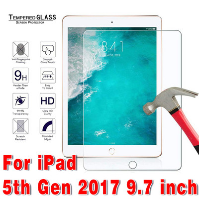 IPad 9 10,2 hüvelykes 2021 edzett üveg Apple Air 2 3/Air 5 4 10,9 Pro 11 10,5 9,7 Mini 5 4 3 2 Protector HD 9H védőfólia esetén