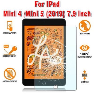 IPad 9 10,2 hüvelykes 2021 edzett üveg Apple Air 2 3/Air 5 4 10,9 Pro 11 10,5 9,7 Mini 5 4 3 2 Protector HD 9H védőfólia esetén