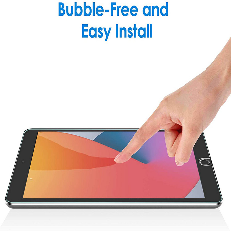 IPad 9 10,2 hüvelykes 2021 edzett üveg Apple Air 2 3/Air 5 4 10,9 Pro 11 10,5 9,7 Mini 5 4 3 2 Protector HD 9H védőfólia esetén