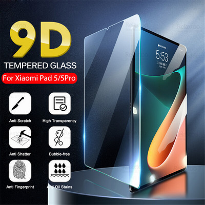 9D Tempered Glass for Xiaomi Pad 5 Pro Glass Screen Protector Xiomi Mi Pad5 MiPad 5Pro 11 ιντσών Armor Cover Προστατευτική μεμβράνη tablet