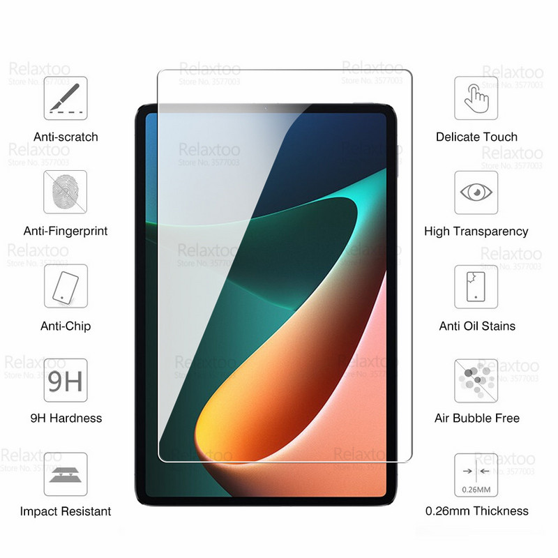9D kaljeno staklo za Xiaomi Pad 5 Pro Glass Screen Protector Xiomi Mi Pad5 MiPad 5Pro 11 inča Armor Cover Tablet Zaštitna folija
