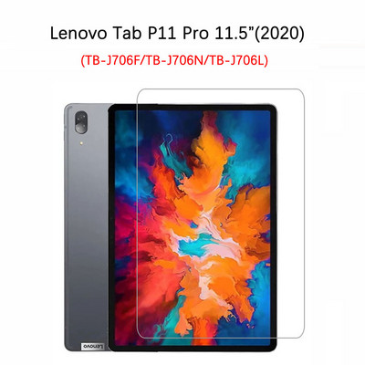 (2 iepakojumi) Rūdīts stikls Lenovo Tab P11 Pro 2rd Gen 2 11 11,2 11,5 J606F J606N J706F J706N ekrāna aizsargplēve planšetdatoram