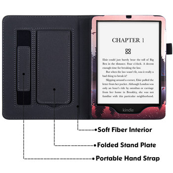 Kindle Paperwhite Signature Edition и Kindle Paperwhite 11-то поколение Капак на кутията със стойка/каишка за ръка и автоматично заспиване/събуждане