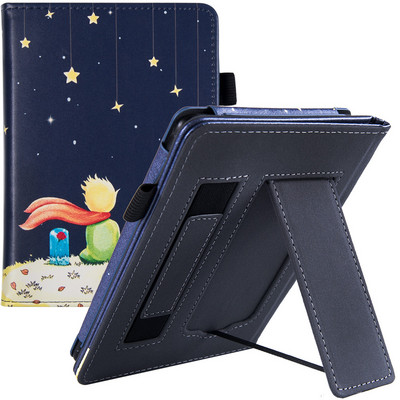 Kindle Paperwhite Signature Edition un Kindle Paperwhite 11. paaudzes korpusa vāks ar statīvu/rokas siksnu un automātisko miega režīmu/modināšanu