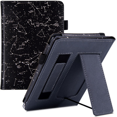 Kindle Paperwhite Signature Edition un Kindle Paperwhite 11. paaudzes korpusa vāks ar statīvu/rokas siksnu un automātisko miega režīmu/modināšanu