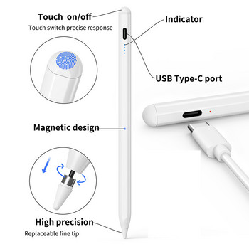 Γνήσιο Universal Pencil For Apple Pencil για iPhone Lenovo Samsung Phone Xiaomi Tablet Pen για Android iPad Windows Pen