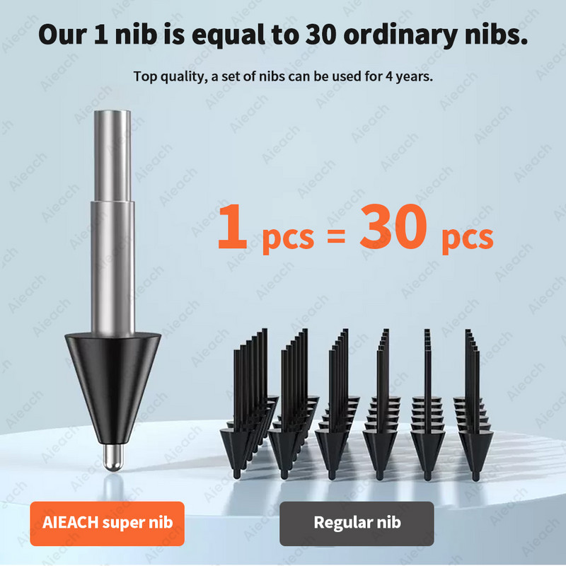 6 tk asendusots Xiaomi Smart Pen Nib suure tundlikkusega joonistusotsik Xiaomi Pen Mi Pad 5 Pro jaoks on piisav 4-aastaseks kasutamiseks