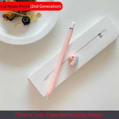 Slatka crtana zaštitna maska za Apple Pencil 1 2 Generation Skin Sleeve Tablet Touch Stylus Pen Mekana silikonska maska Zaštitna maska