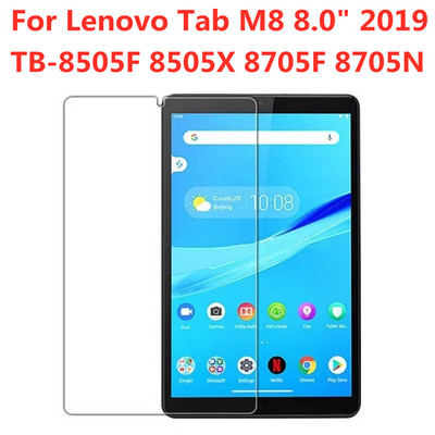 HD edzett üveg Lenovo Tab M8 2019 8,0 hüvelykes képernyővédő fólia TB-8505F 8505X 8705F 8705N karcmentes átlátszó védőfólia