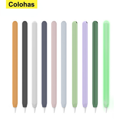 Apple Pencil 2 futrāļa aizsargvāciņam, mīkstam silikonam, 2. paaudzes planšetdatora zīmulim, pārnēsājamam skārienspalvas pildspalvas maisiņam Apple 2. zīmulim