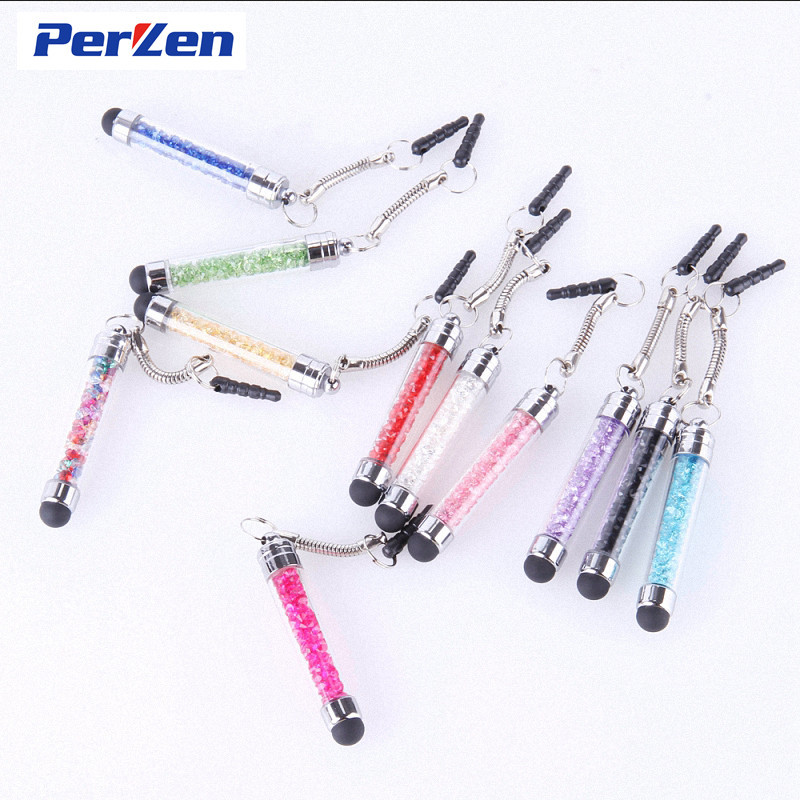 10 τεμ./Συσκευασία Στυλό οθόνης αφής πολυτελείας κρυστάλλου για iPhone, tablet PC, φορητό υπολογιστή Universal στυλό για τηλέφωνα Android