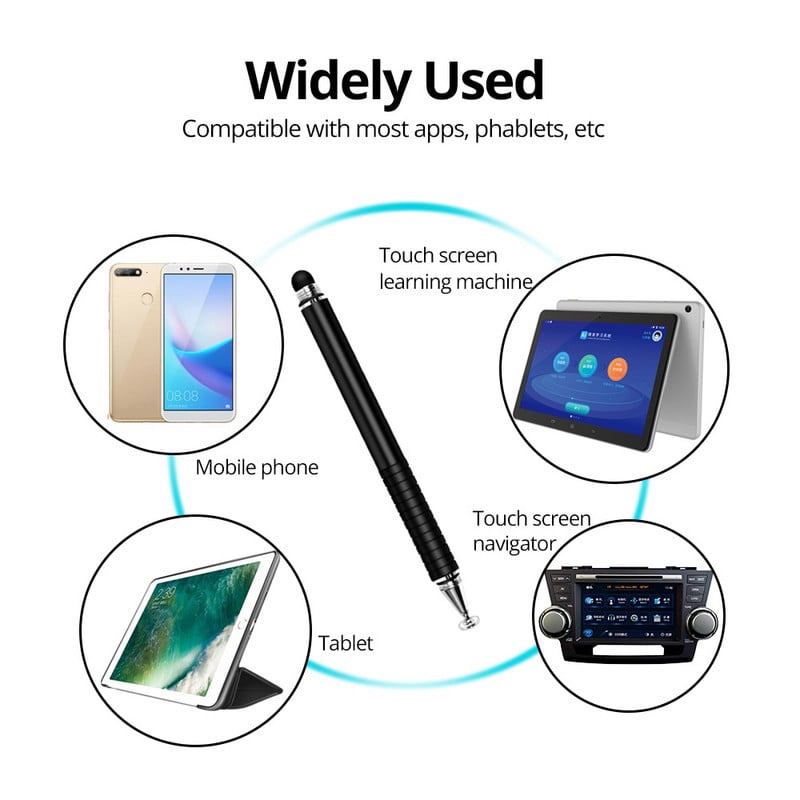 ANMONE 2 u 1 univerzalna olovka za zaslon osjetljiv na dodir za telefon Kapacitivni tablet Stylus olovka za mobilni telefon Stylus olovke za crtanje Tablet