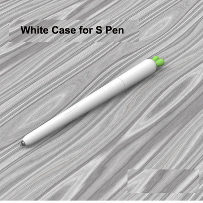 Sárgarépa Zöldségmodell Puha tok Szilikon burkolat Samsung Galaxy Tab S Pen S6 Lite S7 Tablet Stylus ceruzatartóhoz