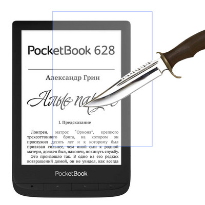 6-tolline lcd karastatud klaas Kileekraani ekraan kaitseklaasile Pocketbook 628 Touch Lux 5 PB628 e-raamatute lugeja Ereader