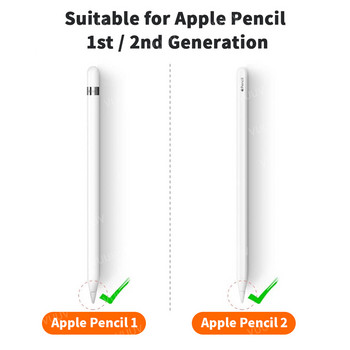 Накрайници за Apple Pencil 1-во 2-ро поколение ЗА APPL PENCIL Двуслоен 2B & HB мек и твърд резервен накрайник за Apple Pencil Nib