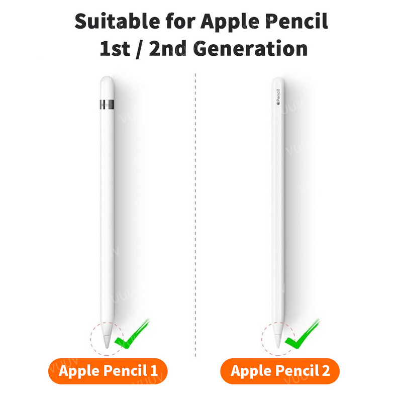 Tippek Apple Pencil 1. 2. generációhoz APPL CERUZAHOZ Kétrétegű 2B és HB Puha és kemény cserehegy Apple ceruzahegyhez