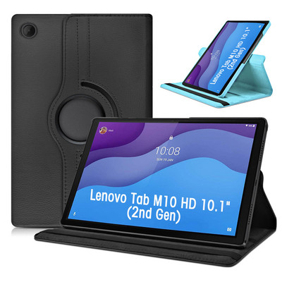 Torbica za Lenovo Tab M10 HD 10.1 (2. generacija) TB-X306X X306F M10 3. generacija TB328FU TB328XU PU kožna navlaka 360 rotirajuća torbica sa postoljem