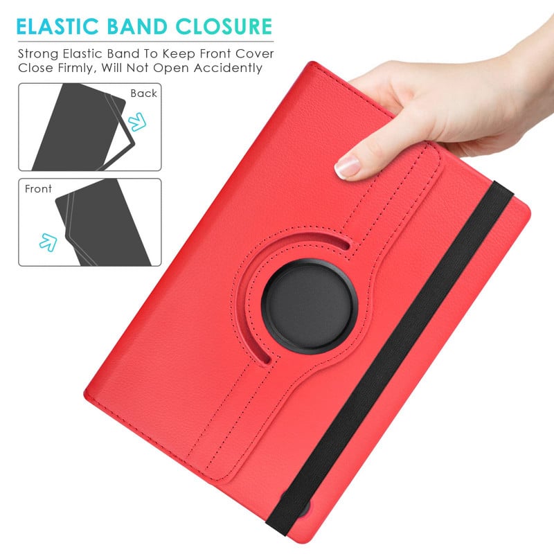 Torbica za Lenovo Tab M10 HD 10.1 (2. generacija) TB-X306X X306F M10 3. generacija TB328FU TB328XU PU kožna navlaka 360 rotirajuća torbica sa postoljem