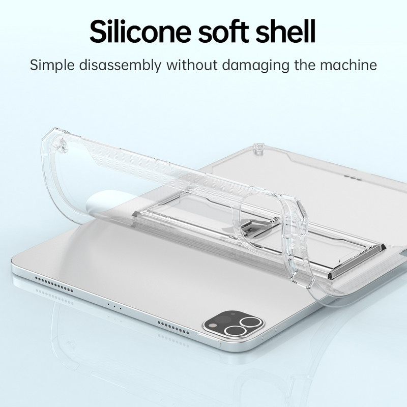 TPU ümbris iPad Pro 11 jaoks 10,5 Air 5 4 3 10,9 10,2 tolli 10. 9. 8. 7. põlvkond 2022 2020 2019 Mini 6 2021 PC aluse kate