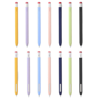 Za Apple Pencil 1 2 Case Silikonski Stylus Pen Cover Zaštitna torbica Neklizajuća Anti-Fall Pencil Skin Za Apple pernica