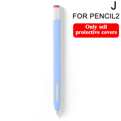 Za Apple Pencil 1 2 Case Silikonski Stylus Pen Cover Zaštitna torbica Neklizajuća Anti-Fall Pencil Skin Za Apple pernica