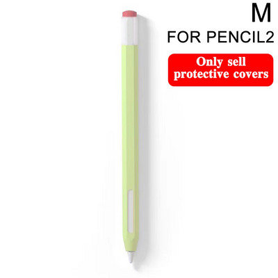 Za Apple Pencil 1 2 Case Silikonski Stylus Pen Cover Zaštitna torbica Neklizajuća Anti-Fall Pencil Skin Za Apple pernica