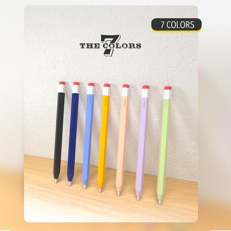 Za Apple Pencil 1 2 Case Silikonski Stylus Pen Cover Zaštitna torbica Neklizajuća Anti-Fall Pencil Skin Za Apple pernica