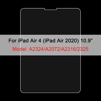 9H HD grūdinto stiklo plėvelė, skirta iPad Air 4 3 2 1 Mini 5 6 ekrano apsauga, skirta ipad Pro 11 10,9 9,7 10,2 9 8 7-oji apsauginė plėvelė