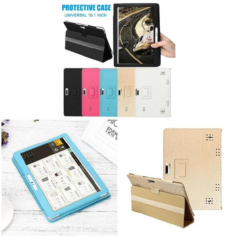 Универсален 10/10,1-инчов кожен калъф със стойка за таблет с Android 24X17cm PC Защитен капак Калъф за таблет Клавиатура Защитен
