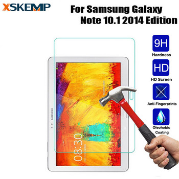 HD Tempered Glass Για Samsung Galaxy Note 10.1 2014 SM-P600 SM-P601 SM-P605 Screen Protector for P600 P605 Protective Film Glass