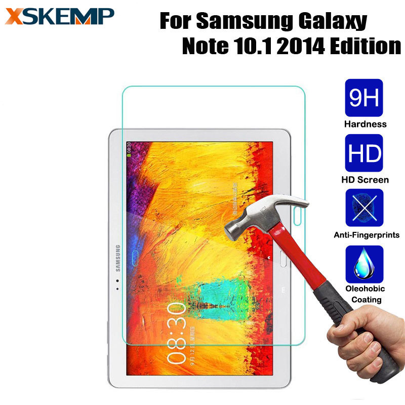 HD edzett üveg Samsung Galaxy Note 10.1 2014 SM-P600 SM-P601 SM-P605 képernyővédő fólia P600 P605 védőfólia üveghez
