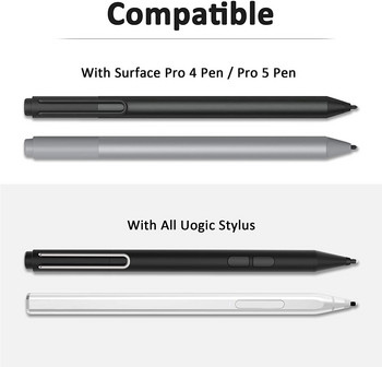 Uogic Surface Pen Tips 4PCS Резервен комплект за Microsoft Surface Pro 5 Pen Tips (2017), Surface Pro 4 Pen Tips