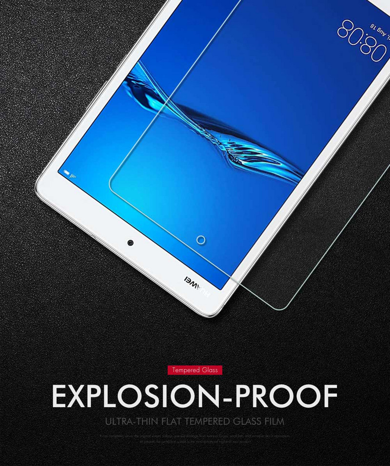 Rūdīts stikls priekš Huawei Mediapad M5 Lite 10 planšetdatora ekrāna aizsargs Rūdīta stikla plēve priekš Mediapad M5 Lite BAH2-W19/W09/L09