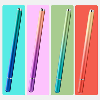 Stylus olovka s gradijentnom bojom za IPhone IPad Ugrađeni zamjenjivi usisni vrh Prozirni disk Kapacitivna olovka Magnetski dodirni zaslon