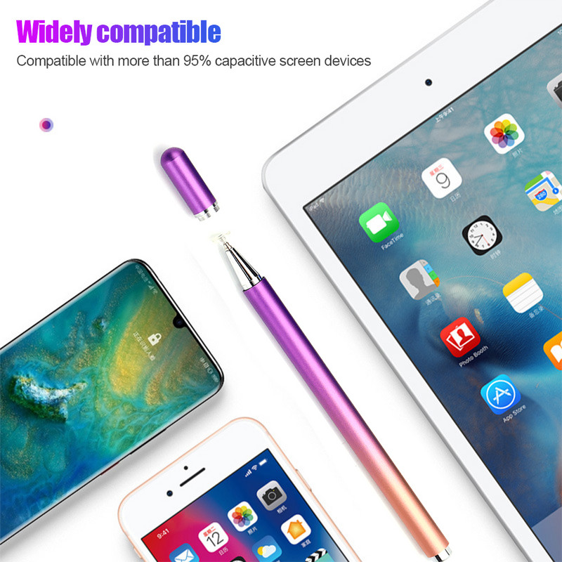 Stylus olovka s gradijentnom bojom za IPhone IPad Ugrađeni zamjenjivi usisni vrh Prozirni disk Kapacitivna olovka Magnetski dodirni zaslon