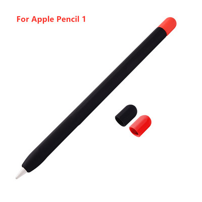 Stylus Cover Silikona futrālis Apple Pencil 1 2 Aizsargmaciņai Neslīdošs Pretkrītošs iPad zīmuļa 2 1 vāciņš