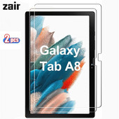 《2 db》 Edzett üveg Samsung Galaxy Tab A8 10.5 2021 SM-X200 SM-X205 karcálló teljes fedő képernyővédő fólia