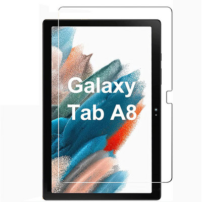 《2 db》 Edzett üveg Samsung Galaxy Tab A8 10.5 2021 SM-X200 SM-X205 karcálló teljes fedő képernyővédő fólia