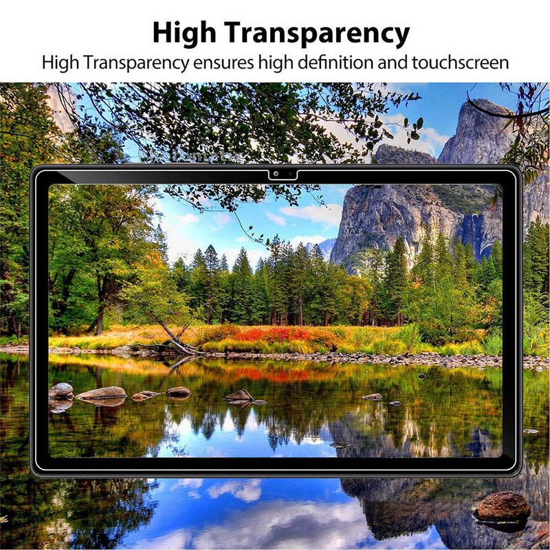 《2 db》 Edzett üveg Samsung Galaxy Tab A8 10.5 2021 SM-X200 SM-X205 karcálló teljes fedő képernyővédő fólia