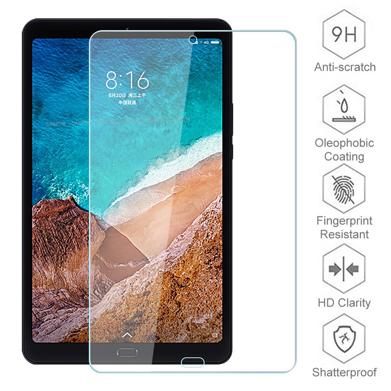 Sticlă securizată 9H pentru Xiaomi Mi Pad 4 Plus Protector de ecran pentru Xiaomi MiPad 4 Plus 10.1 Film de protecție din sticlă pentru tabletă cu acoperire completă