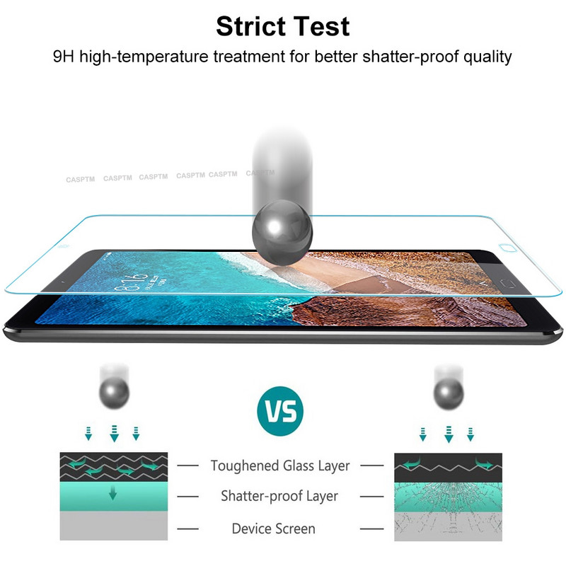 Sticlă securizată 9H pentru Xiaomi Mi Pad 4 Plus Protector de ecran pentru Xiaomi MiPad 4 Plus 10.1 Film de protecție din sticlă pentru tabletă cu acoperire completă