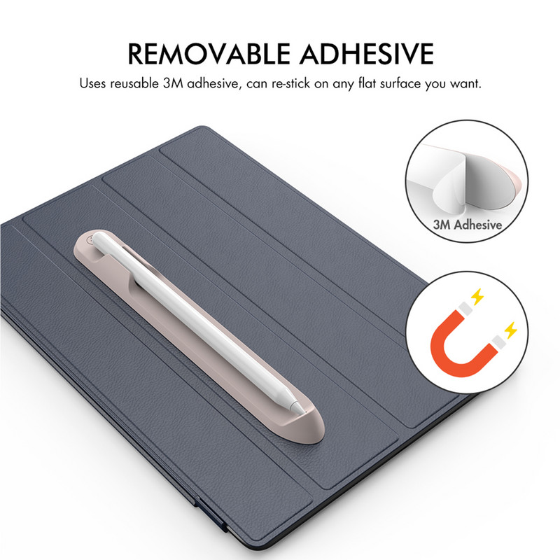 Silikona futrālis zīmuļa nūjas turētājam zīmulim 1 2 Gen vāciņš planšetdatora skārienpildspalvas slots Aizsargmaisiņa maisiņi Uzmavu futrāļa turētājs