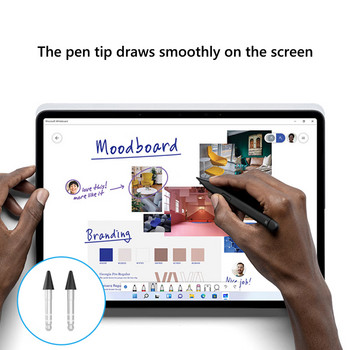 1 чифт накрайници за писалка Комплект за смяна на накрайници на писалки за Microsoft Surface Slim Pen 2 магнитни накрайници на писалки замяна на върхове Touch Pencil
