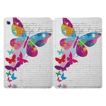 Калъф за таблет Butterfly Leather Stand за Samsung Galaxy Tab A 10.1 2019/2016/TabA 7.0/9.7/E 9.6/S7/S8/S5E 10.5 Калъф+писалка