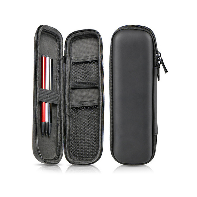 Pārnēsājama glabāšanas kaste Stylus pildspalvas zīmulim daudzfunkcionāls melns EVA cietais apvalks, aizsargājošs pārnēsāšanas futrālis austiņām