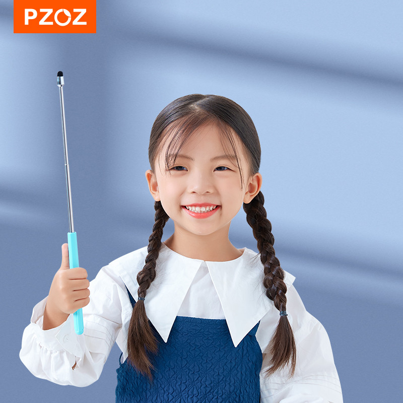 PZOZ visszahúzható 55cm/85cm hosszú mutatótoll elektronikus tábla minden-az-egyben érintőtoll gyermek iPhone iPadhez Samsung Xiaomi