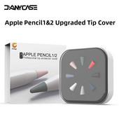 8Pcs silikonska zamjenska futrola za pero, zaštitni poklopac za vrh, za Apple Pencil 1 2 univerzalna futrola za olovku za zaslon osjetljiv na dodir 2018 2020