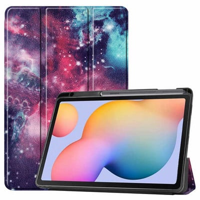 Torbica za Samsung Galaxy Tab S6 Lite 10.4 2022 2020 SM-P610/P613/P615/P619 Mekana silikonska maska za pametni tablet s držačem za olovke