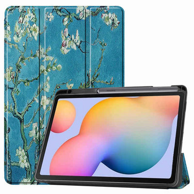 Torbica za Samsung Galaxy Tab S6 Lite 10.4 2022 2020 SM-P610/P613/P615/P619 Mekana silikonska maska za pametni tablet s držačem za olovke